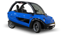 TANGO 3 Wheel Scooter Car Neon Blue